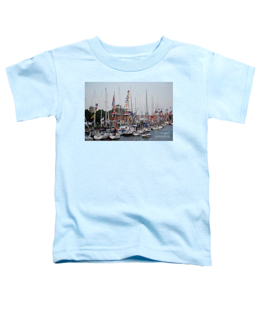 Boat Night Toddler T-Shirt featuring the photograph Boat Night by Grace Grogan