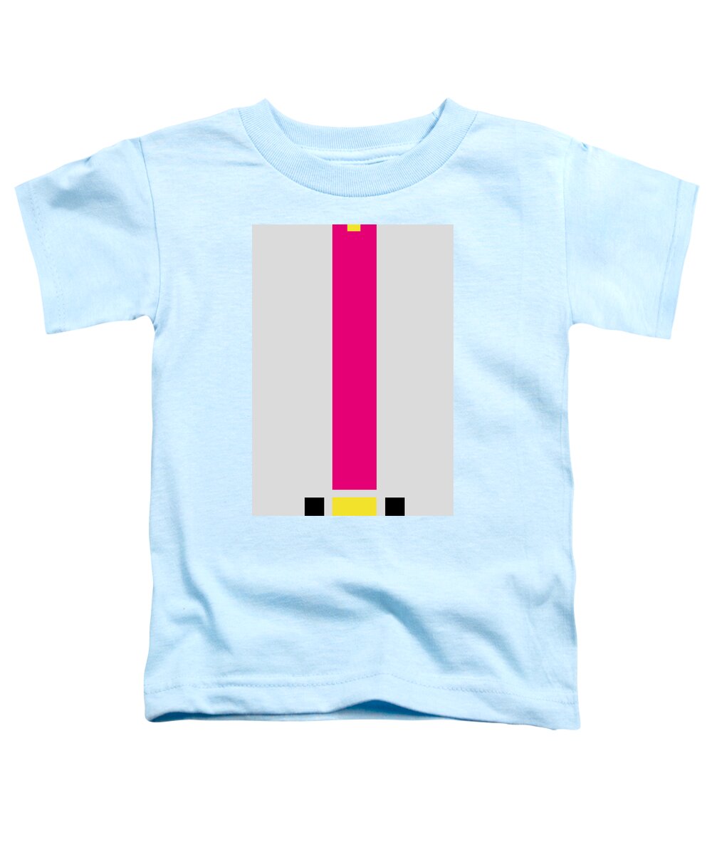 Abstract Toddler T-Shirt featuring the digital art Bruke by Naxart Studio