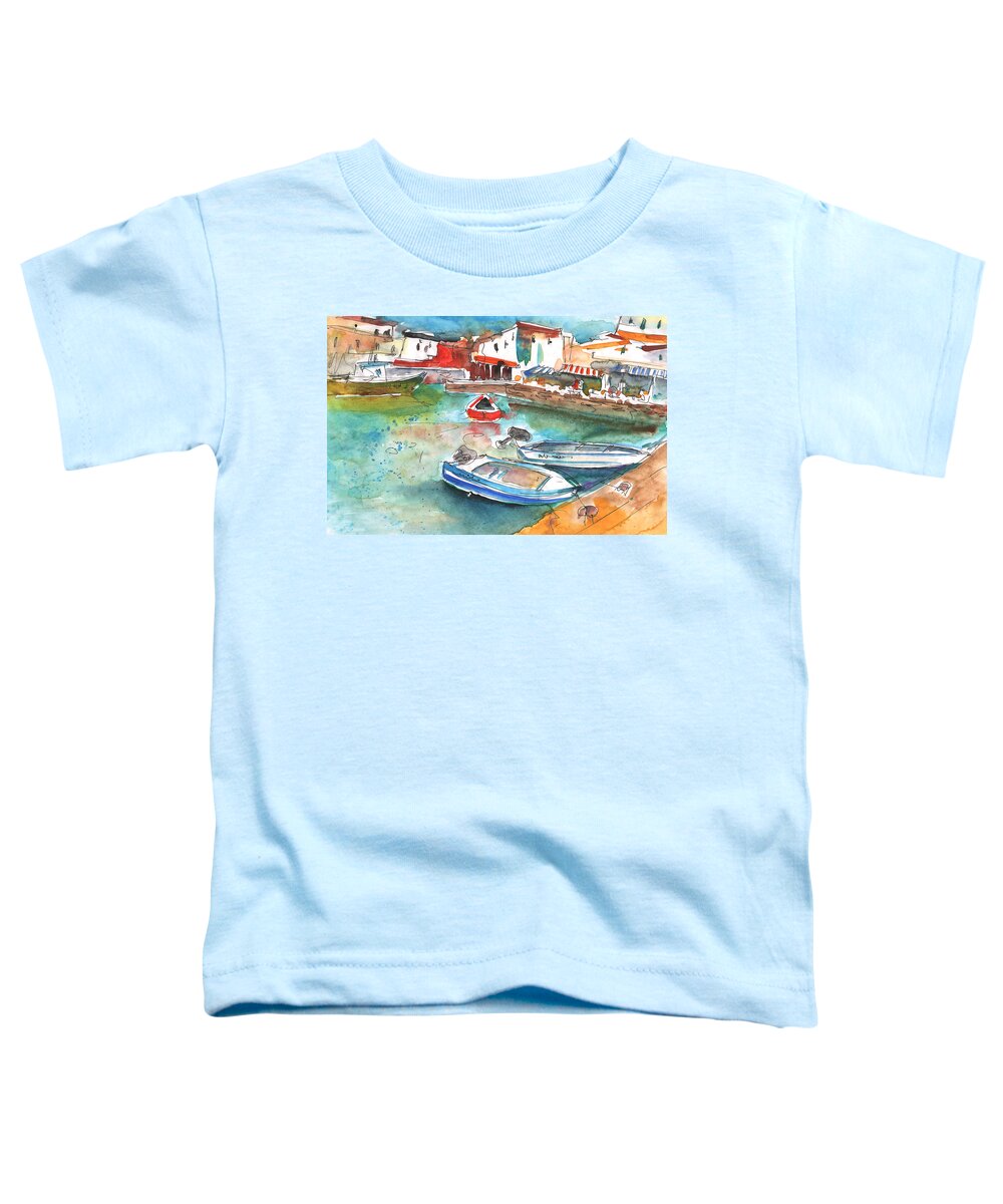Travel Sketch Toddler T-Shirt featuring the painting Chania 01 by Miki De Goodaboom