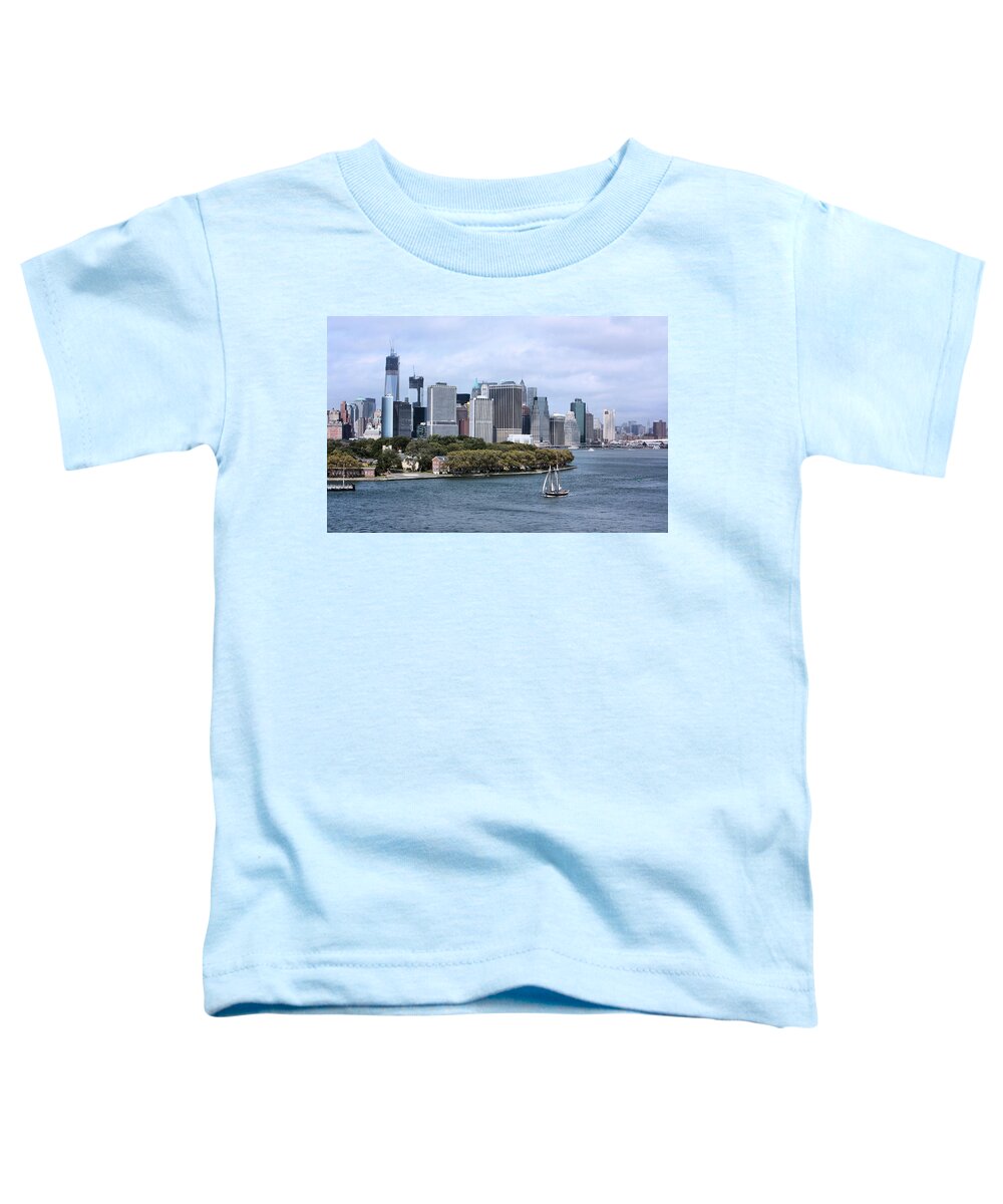 Manhattan Island Toddler T-Shirt featuring the photograph Manhattan Island by Kristin Elmquist
