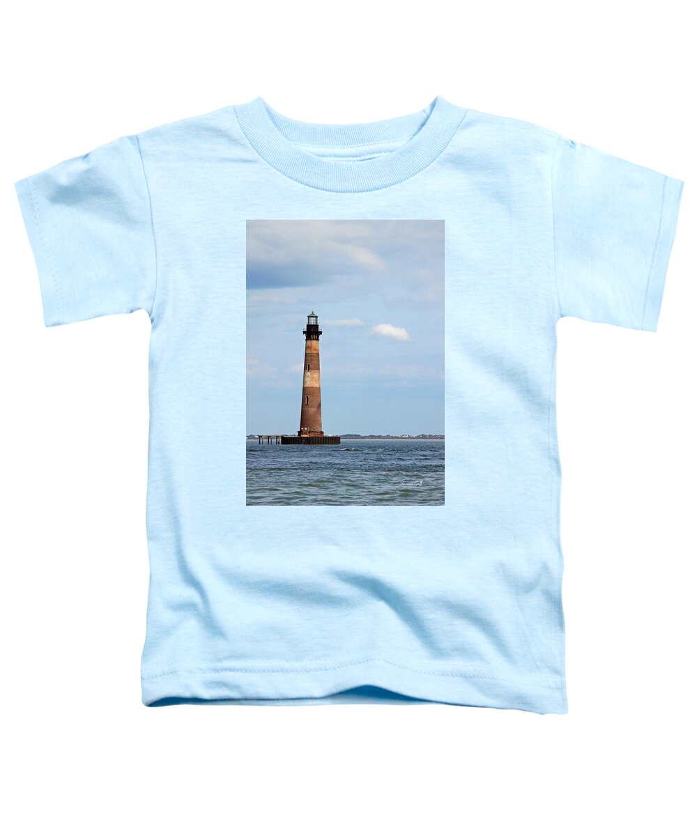 Morris Island Toddler T-Shirt featuring the photograph Morris Island Lighthouse II by Suzanne Gaff
