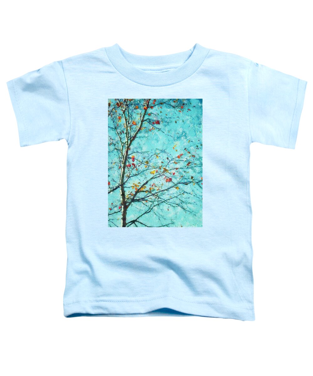 Tree Toddler T-Shirt featuring the digital art Parsi-Parla - d01d03 by Variance Collections