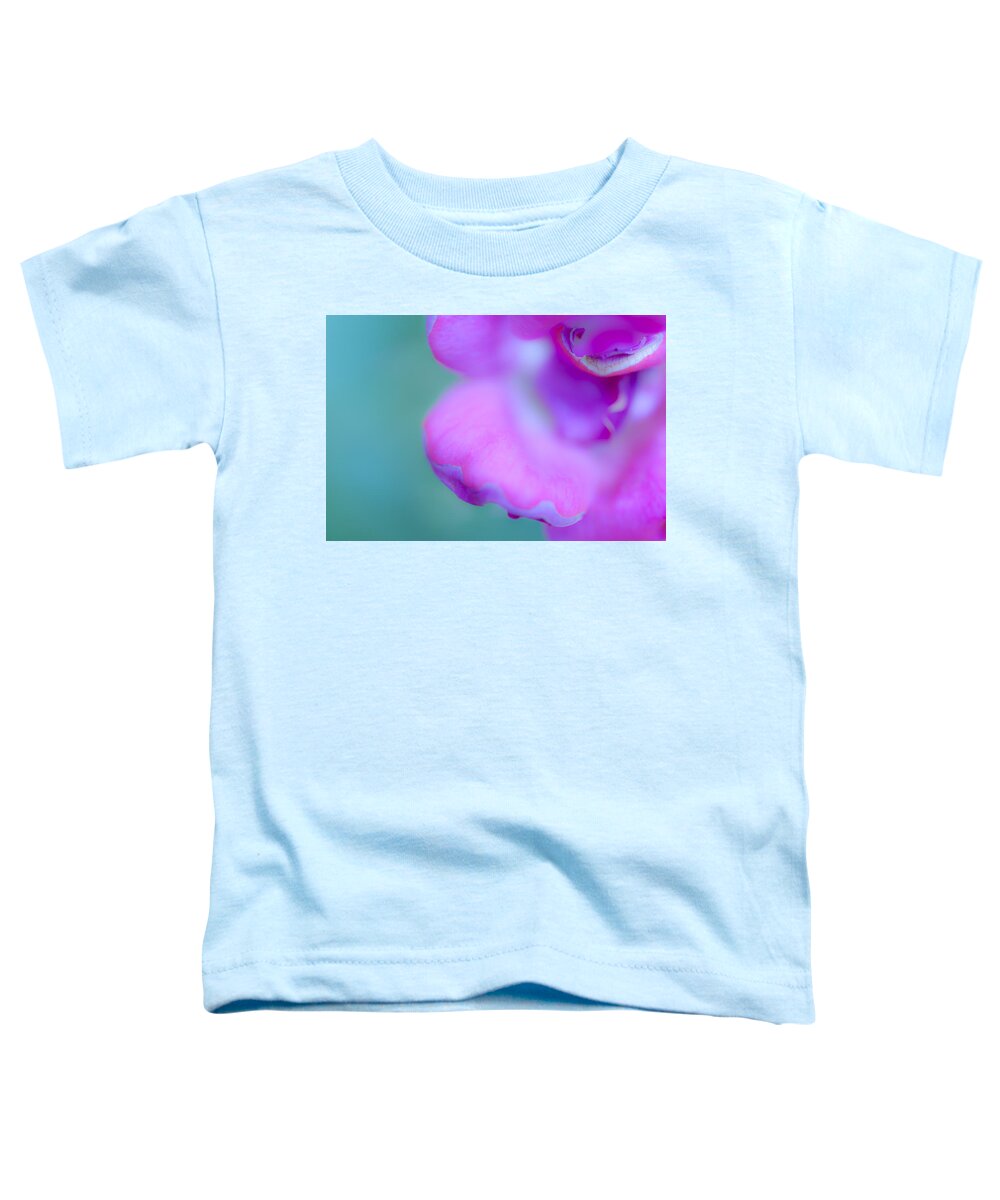 Abstract Toddler T-Shirt featuring the photograph Rose Petal Abstract 2 by Stephen Anderson