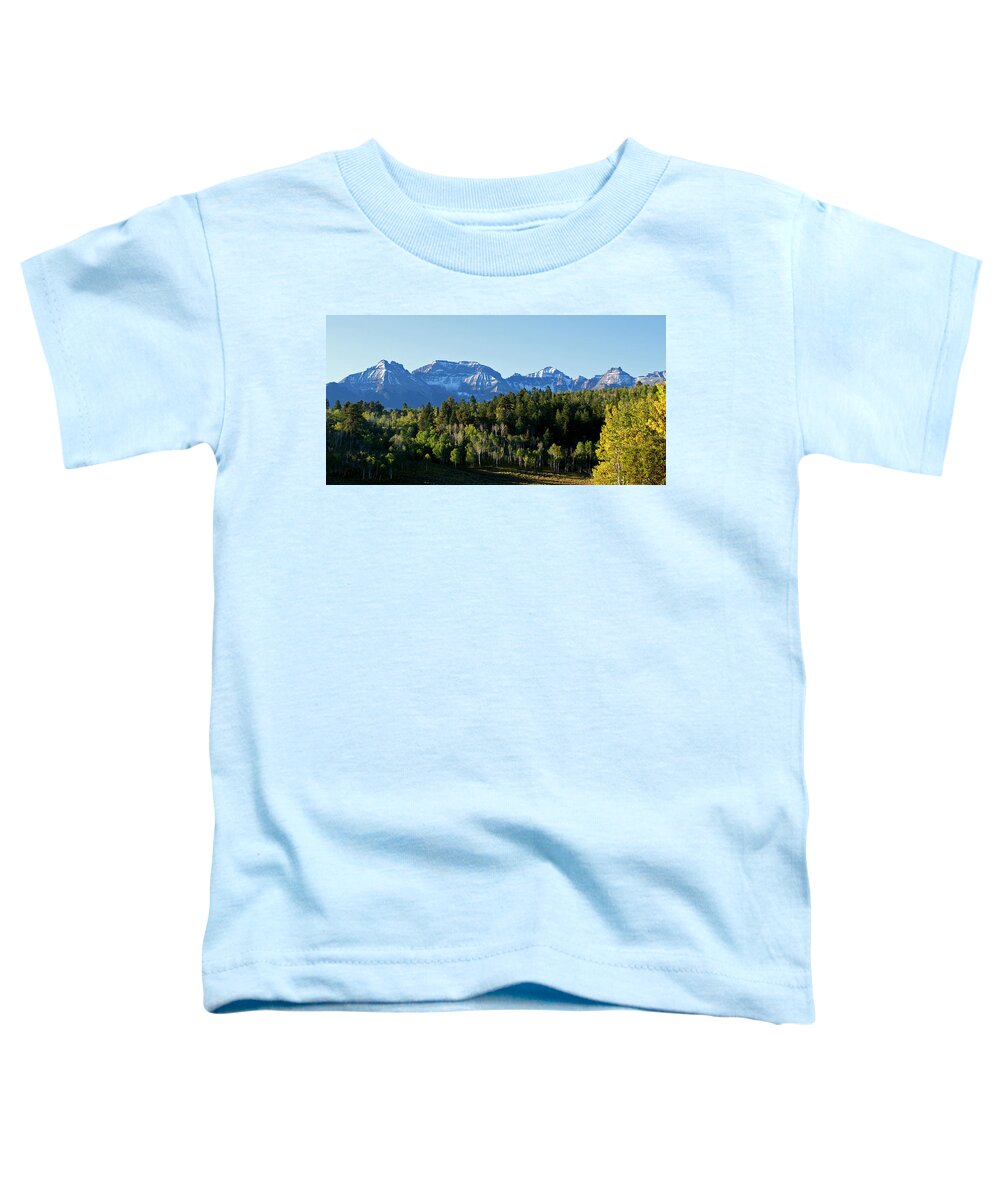 Art Toddler T-Shirt featuring the photograph San Juans Colorado by Ernest Echols