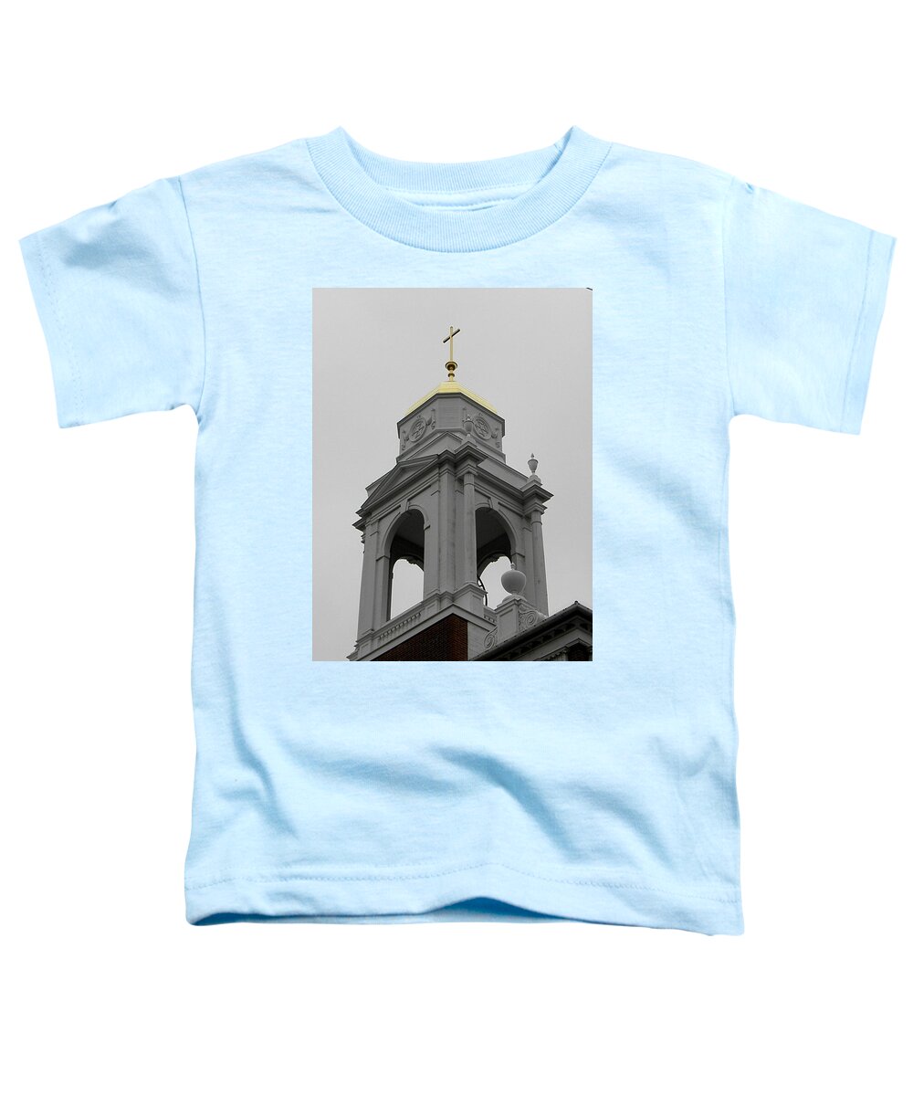 Steeple Toddler T-Shirt featuring the photograph Steeple Of Beauty by Kim Galluzzo