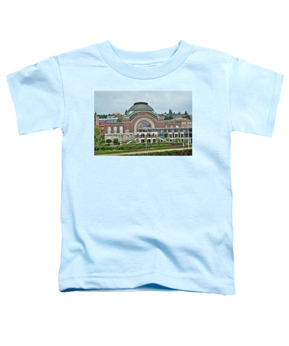 Tacoma Toddler T-Shirt featuring the photograph Tacoma Court House by Tikvah's Hope