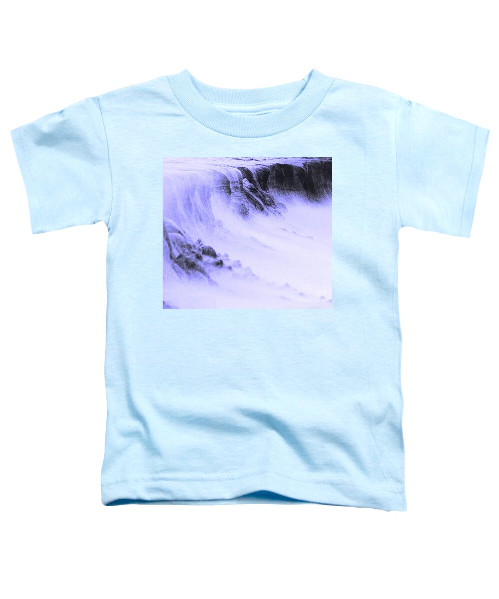 Alien Toddler T-Shirt featuring the mixed media The Arrival by Blair Stuart