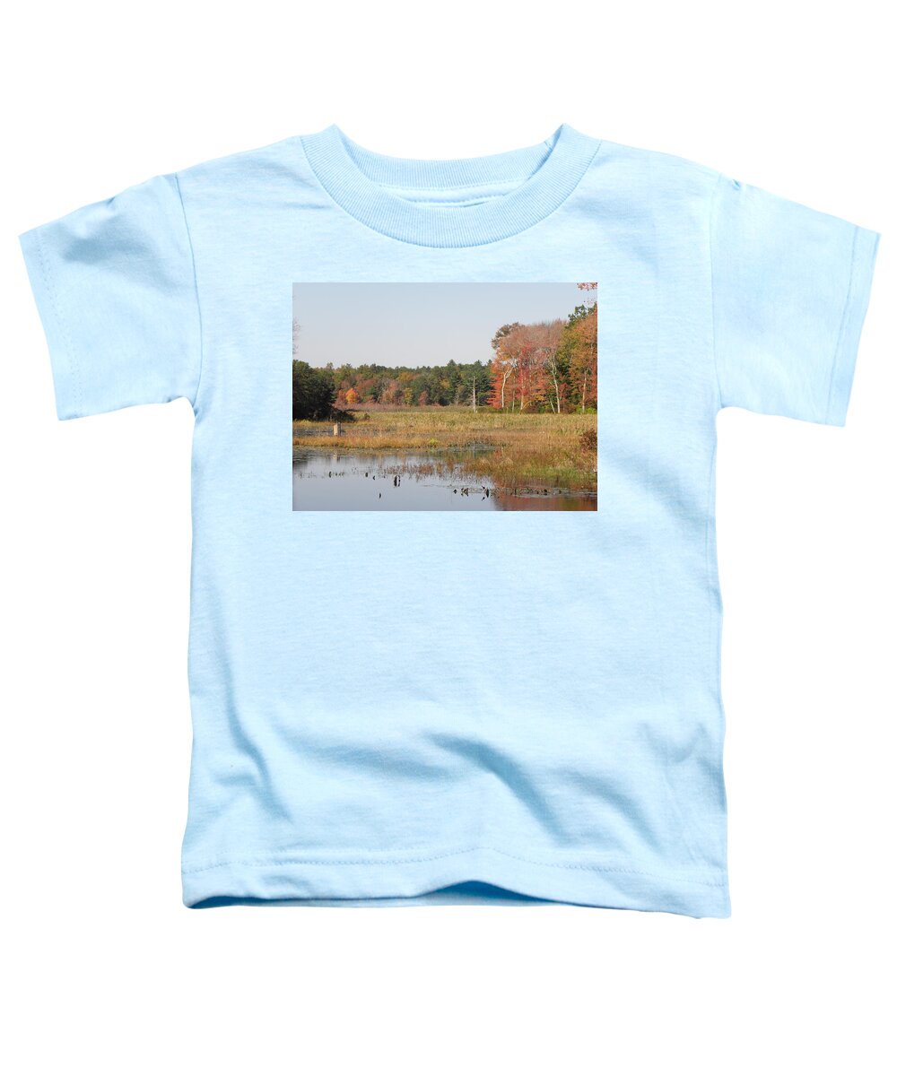 Autumn Toddler T-Shirt featuring the photograph The Colors Have Arrived by Kim Galluzzo