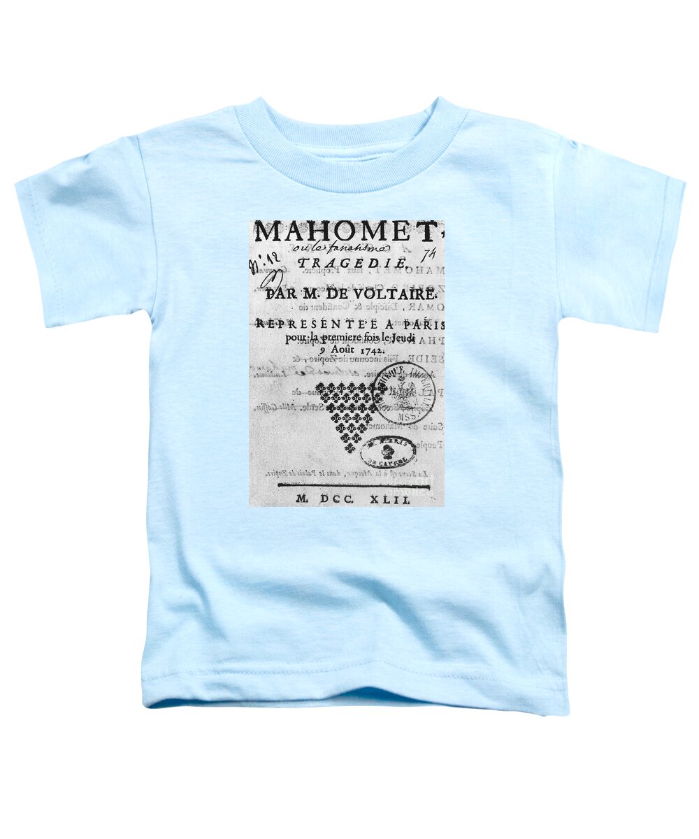 1742 Toddler T-Shirt featuring the photograph Voltaire: Mahomet, 1742 by Granger