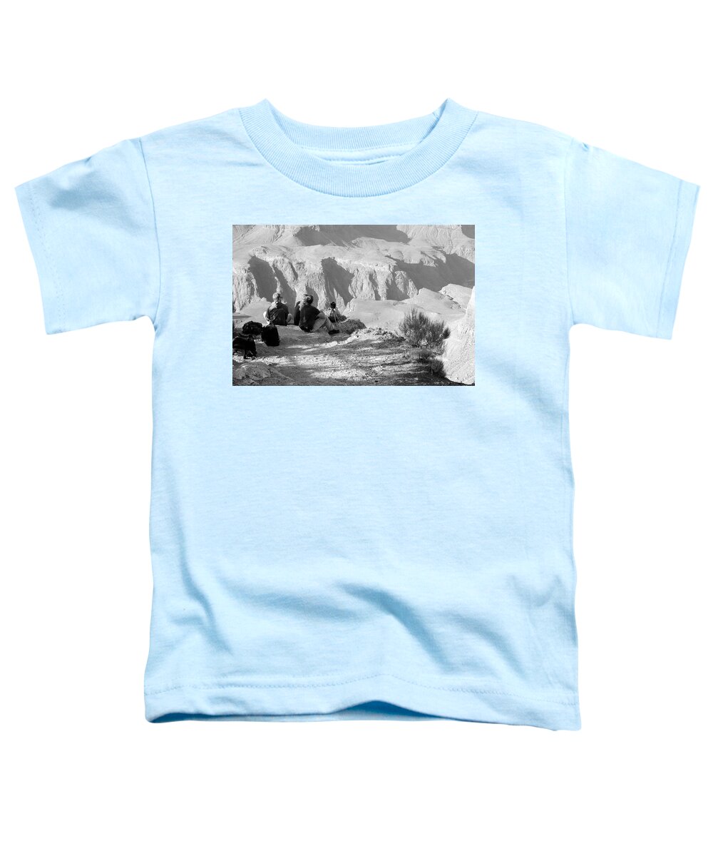 Grand Canyon Toddler T-Shirt featuring the photograph Waiting for Sunset by Julie Niemela