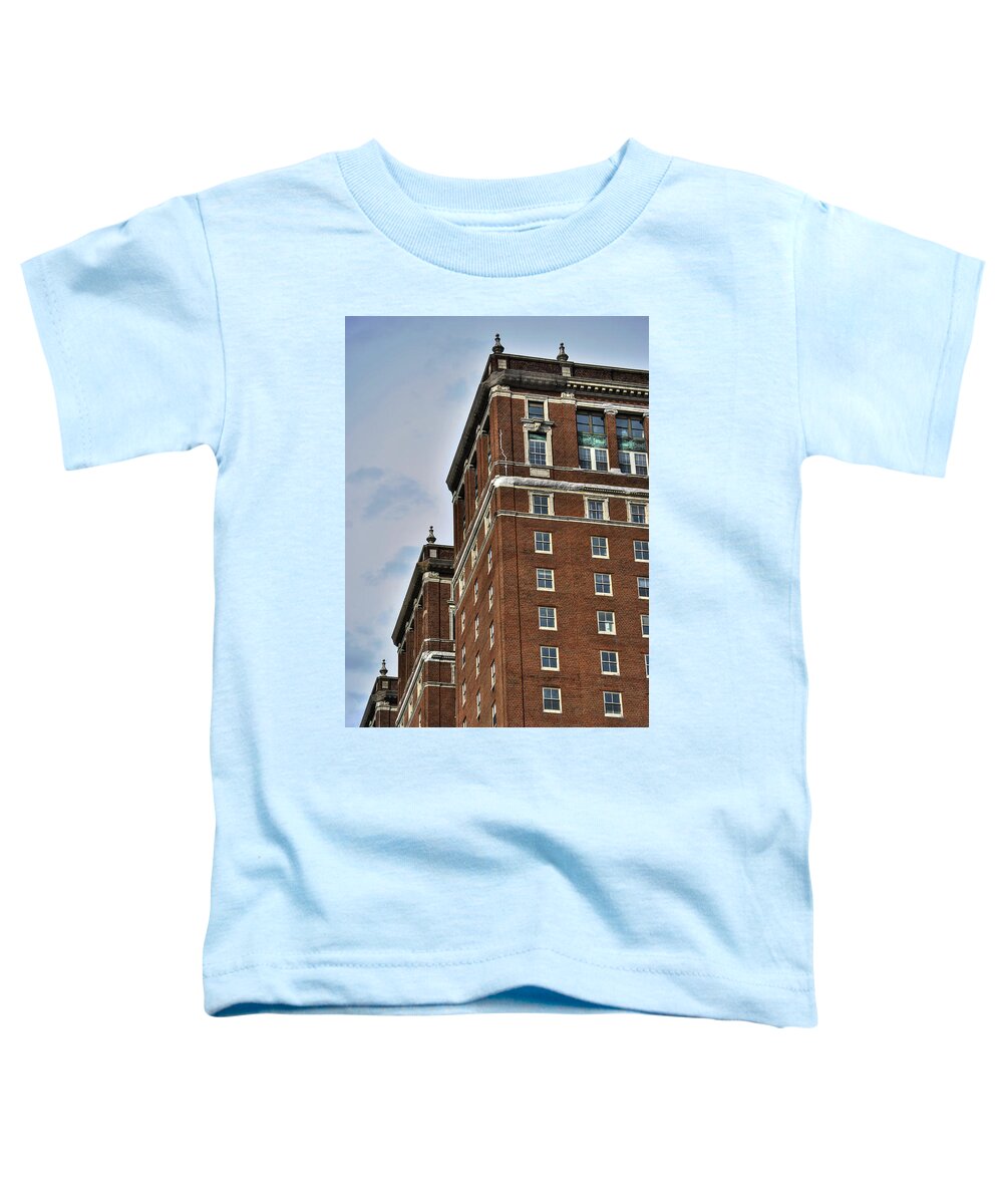 Buffalo Toddler T-Shirt featuring the photograph 01 The Statler Towers by Michael Frank Jr