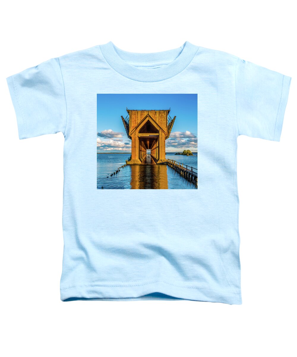 Ore Dock Toddler T-Shirt featuring the photograph Ore Dock -2 by Joe Holley