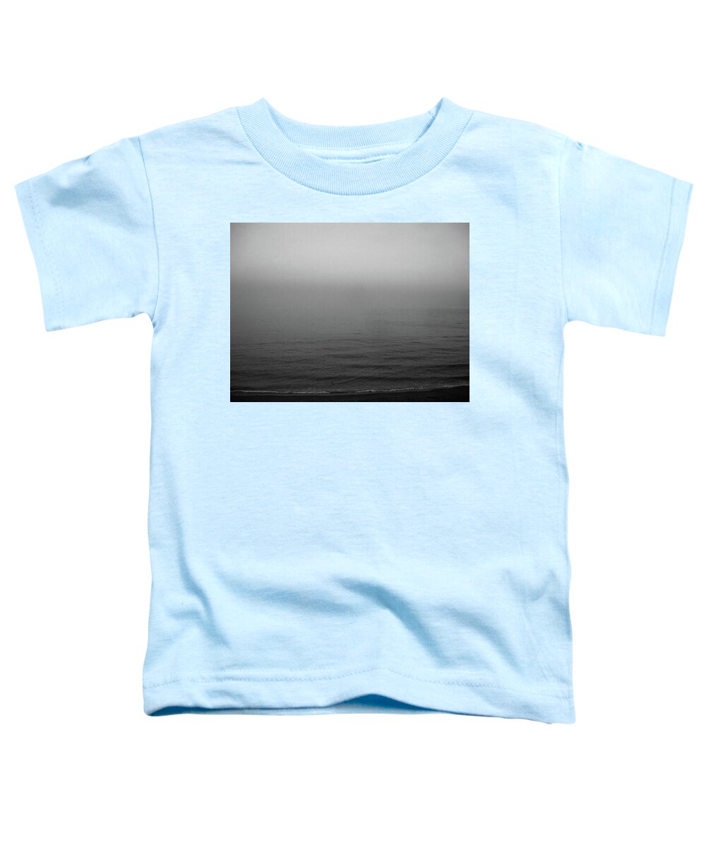 Conversion From Color To B+w Toddler T-Shirt featuring the photograph The Sea oh the Sea #1 by Roger Cummiskey