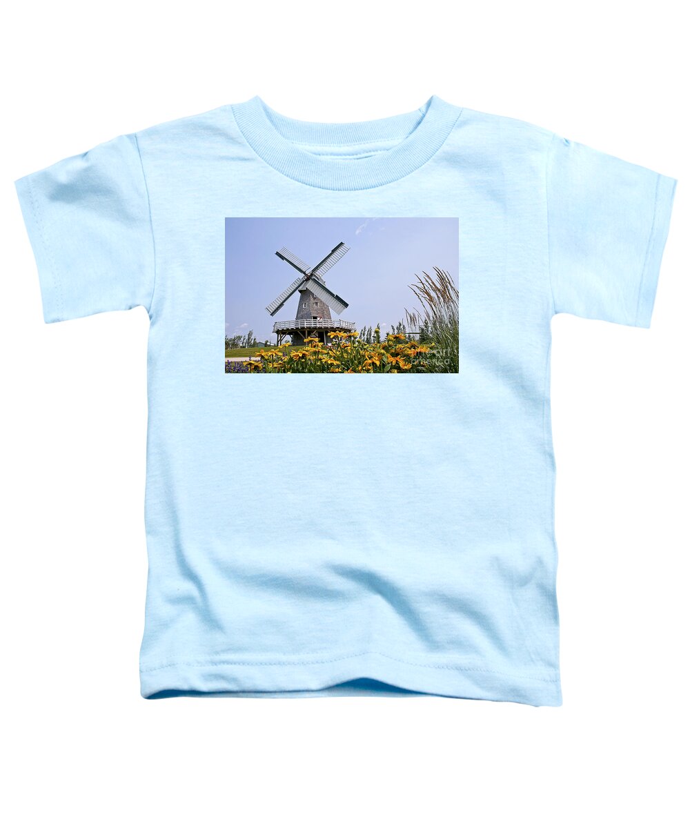 Windmill Toddler T-Shirt featuring the photograph Windmill #1 by Teresa Zieba