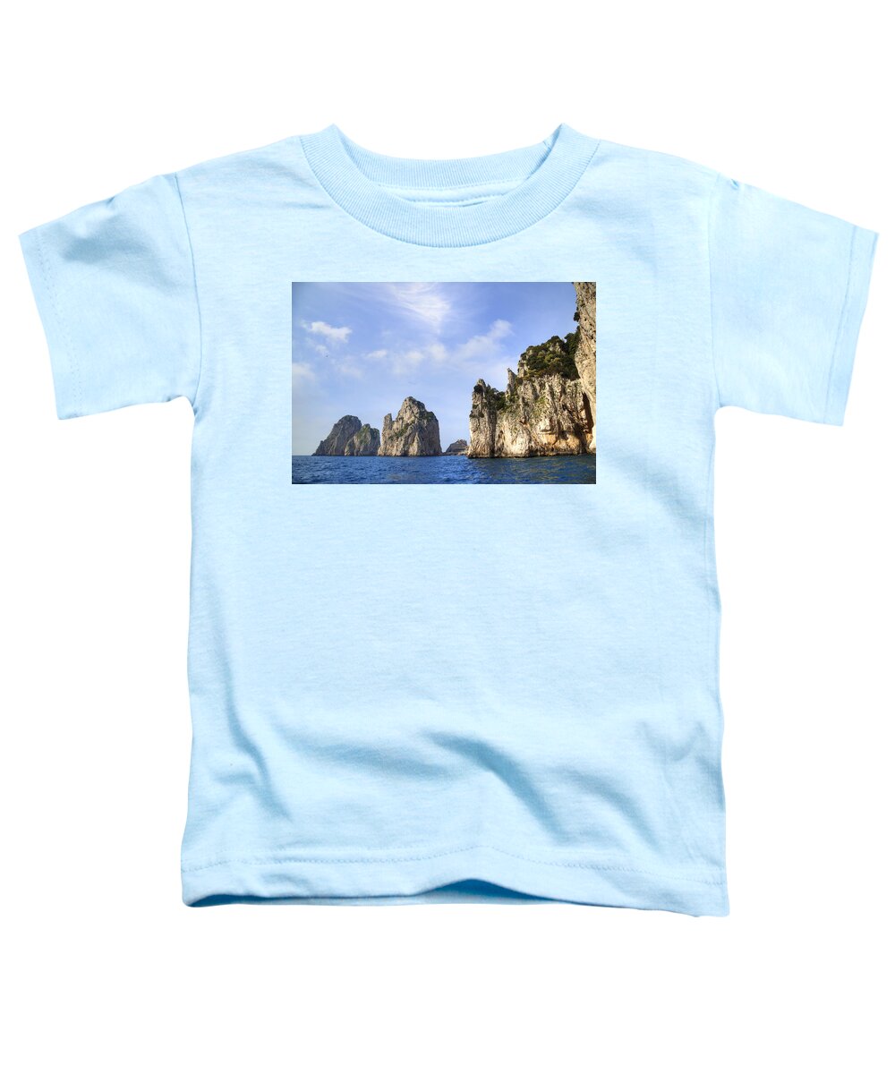 Faraglioni Toddler T-Shirt featuring the photograph Faraglioni - Capri #2 by Joana Kruse