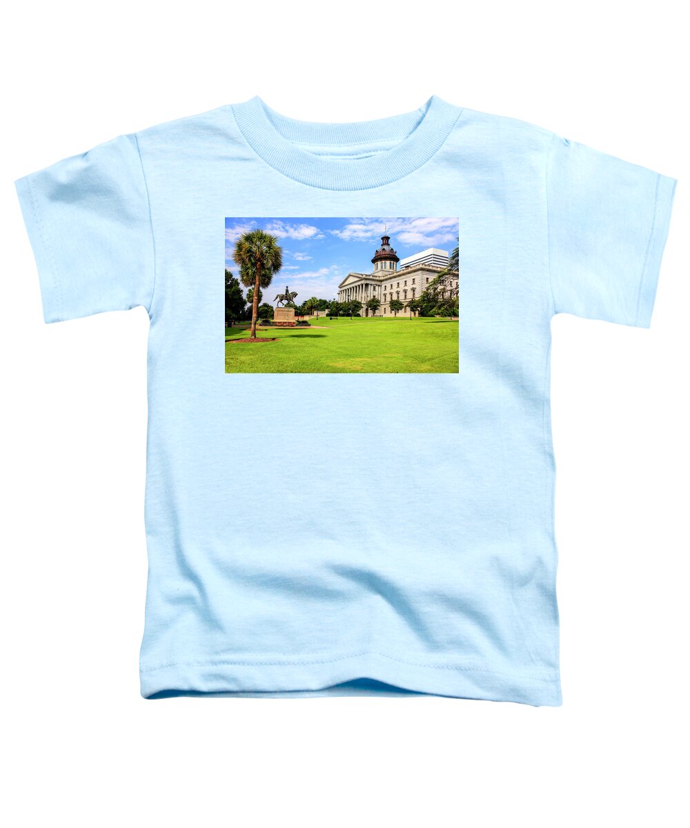 South Carolina Toddler T-Shirt featuring the photograph State Capitol Building SC #2 by Chris Smith