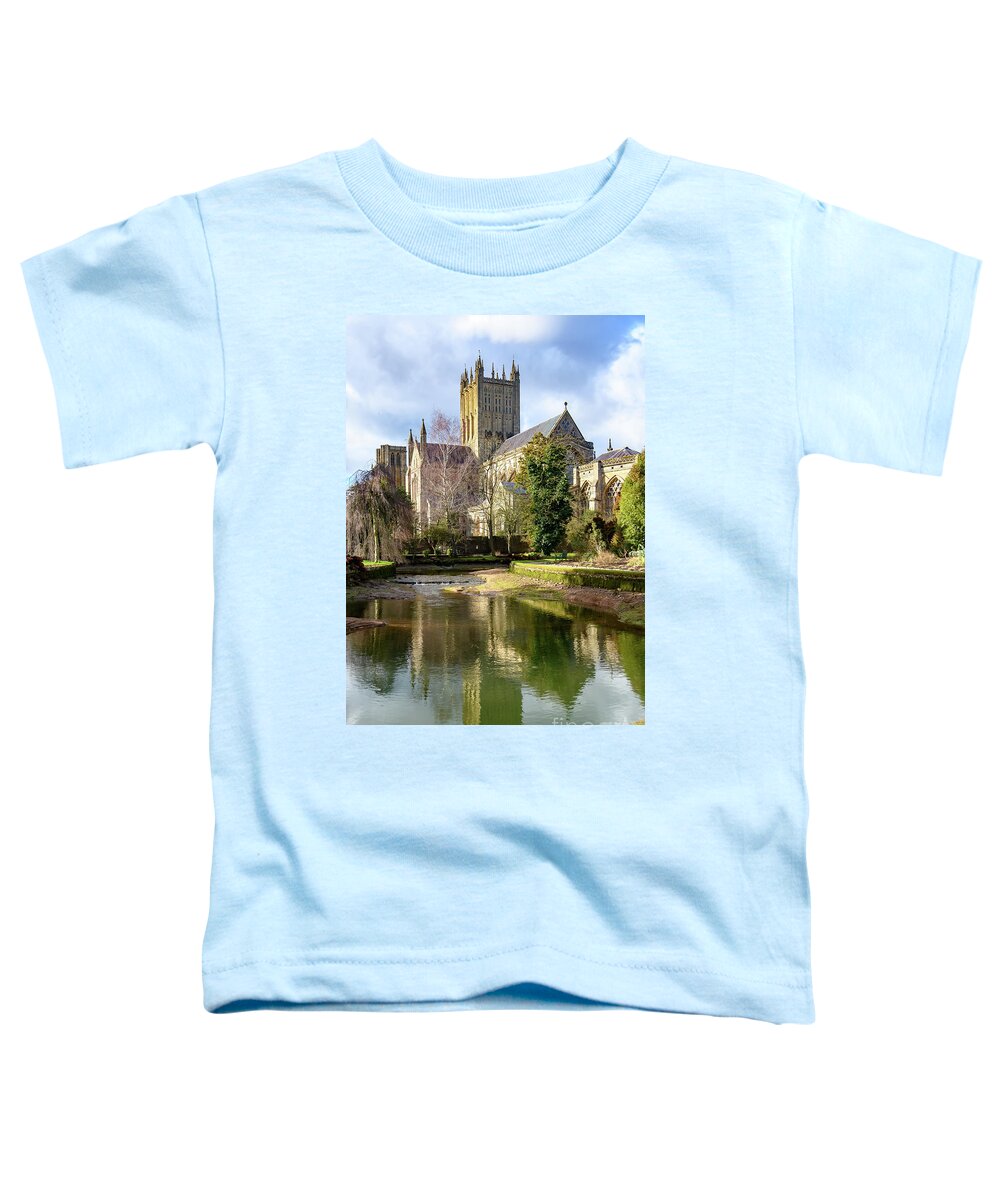 Wells Toddler T-Shirt featuring the photograph Wells Cathedral #3 by Colin Rayner