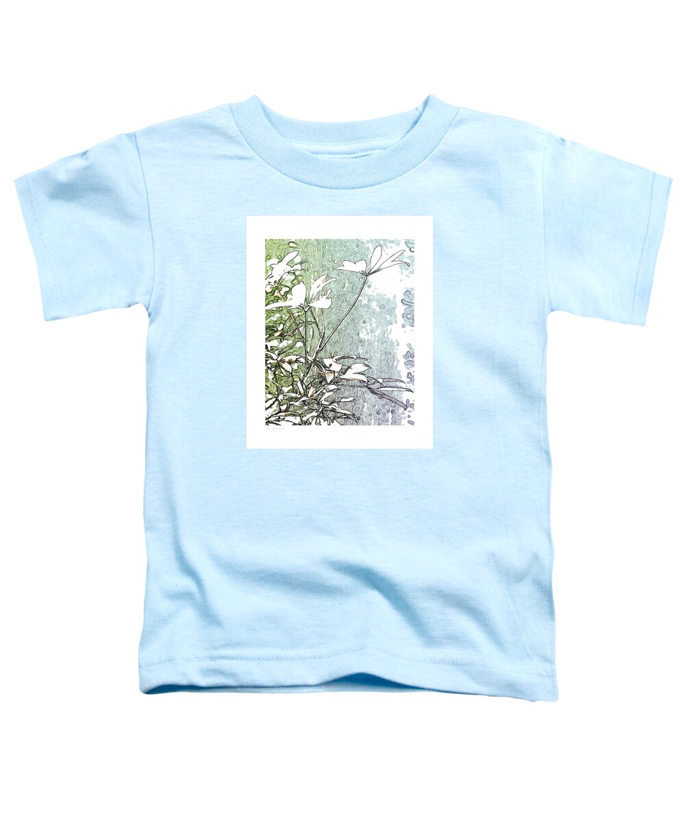 Plant On The Back Porch Toddler T-Shirt featuring the photograph #88 #88 by Steve Godleski