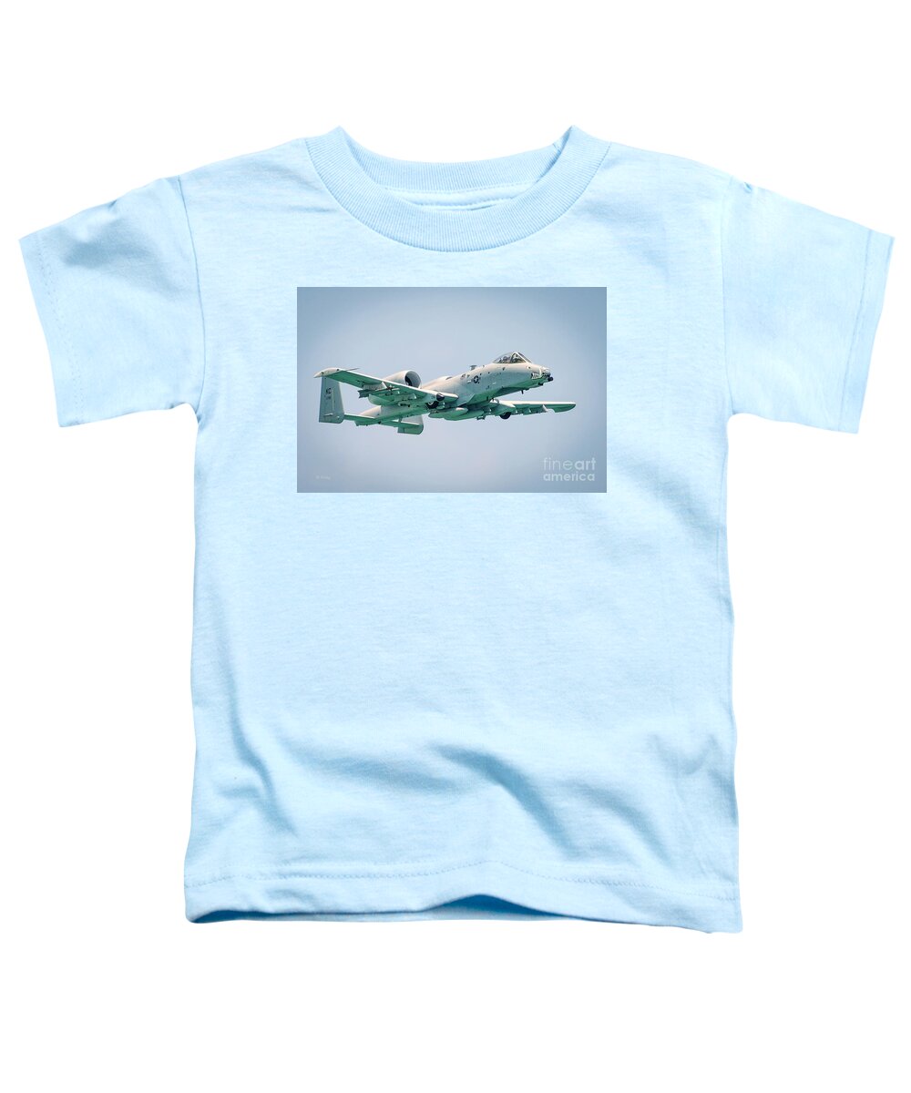 A-10 Warthog Toddler T-Shirt featuring the photograph A-10 Thunderbolt II by Rene Triay FineArt Photos