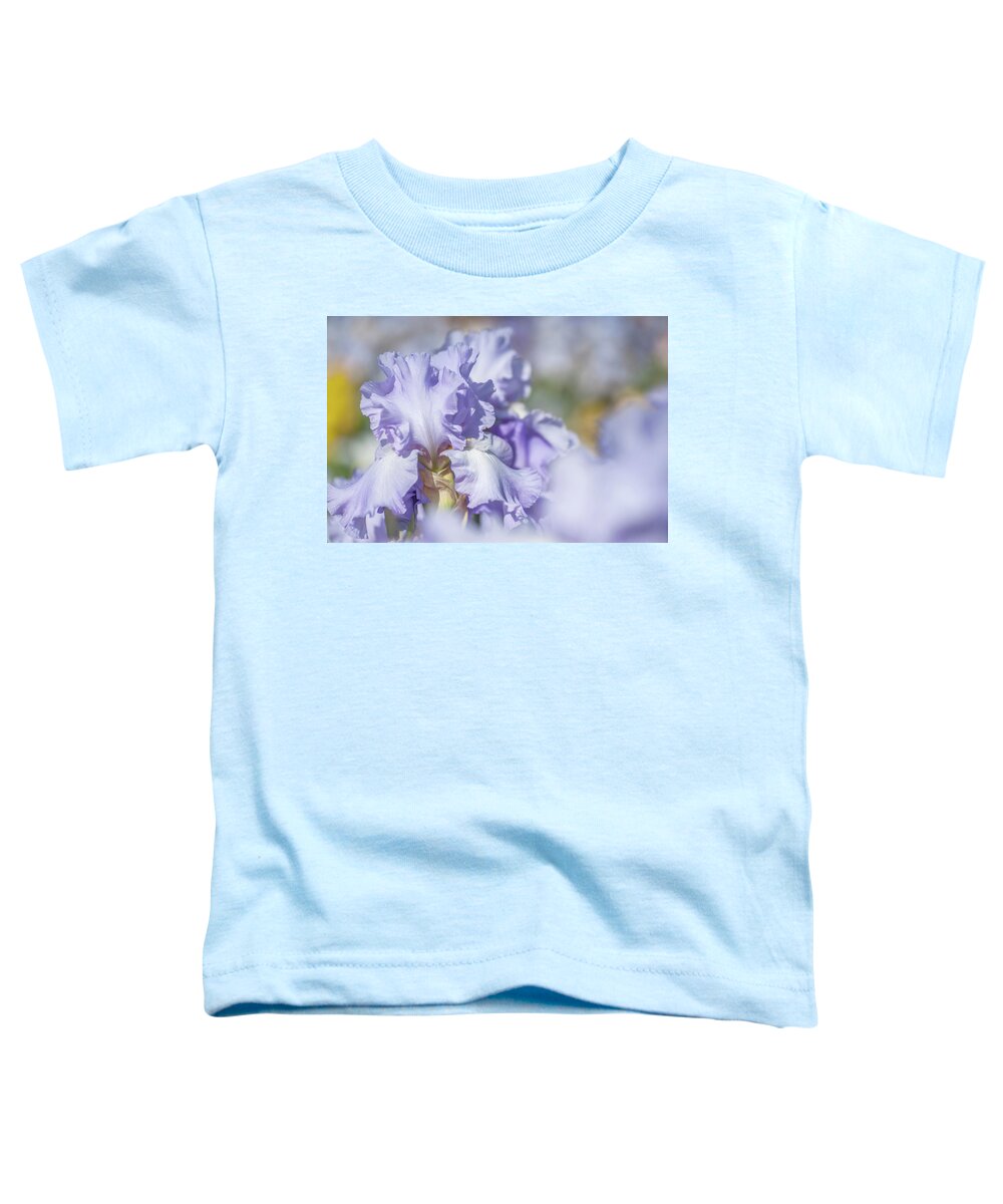 Jenny Rainbow Fine Art Photography Toddler T-Shirt featuring the photograph Absolute Treasure 1. The Beauty of Irises by Jenny Rainbow