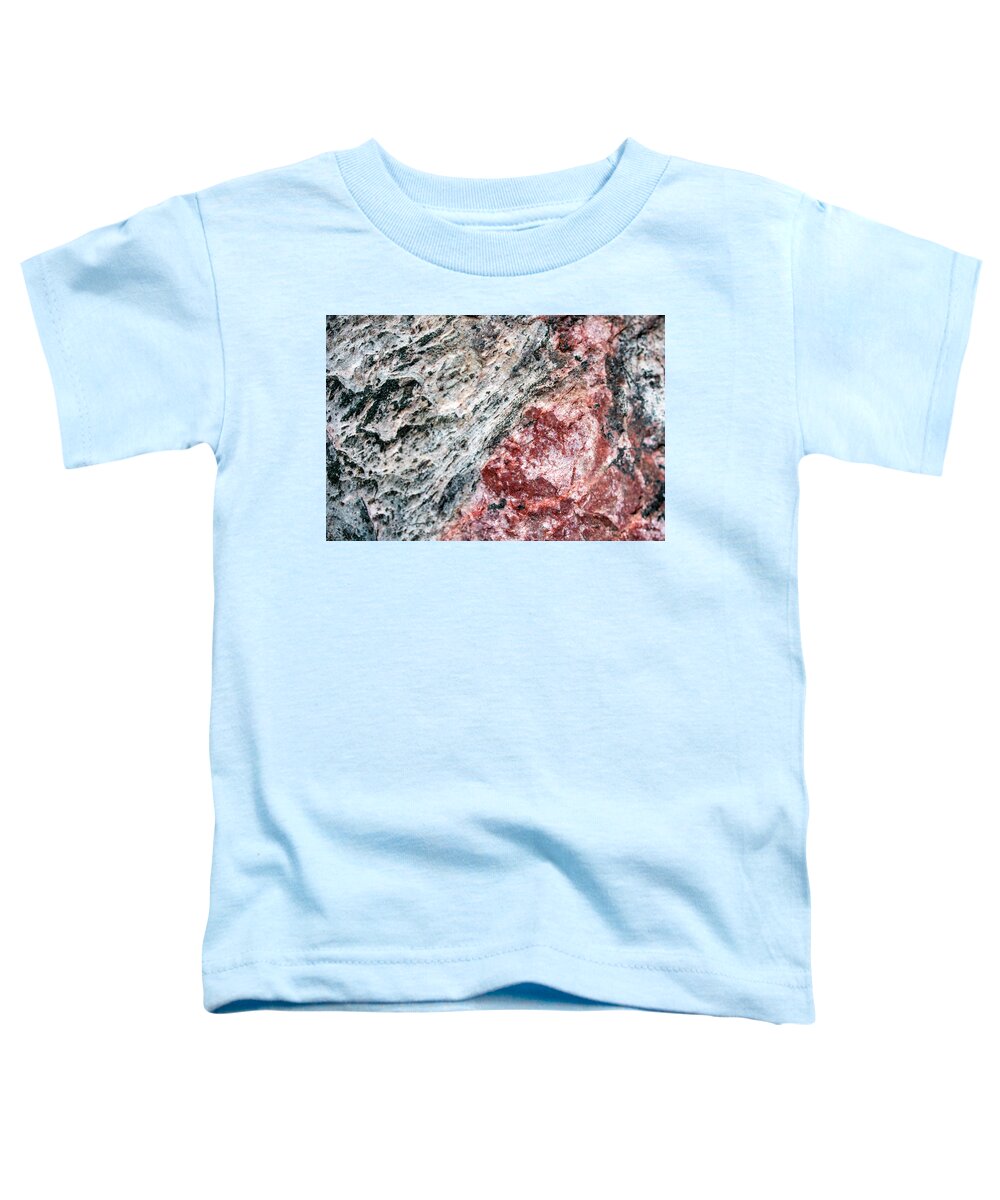 Marble Toddler T-Shirt featuring the photograph Marble Rock Abstract by Christina Rollo