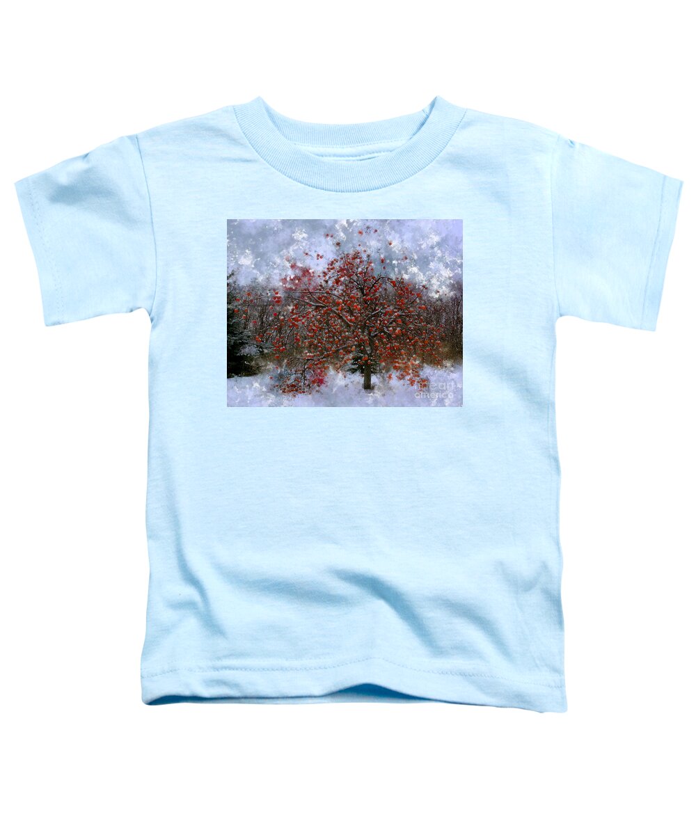 Apple Tree Toddler T-Shirt featuring the photograph An Apple of a Day by Julie Lueders 