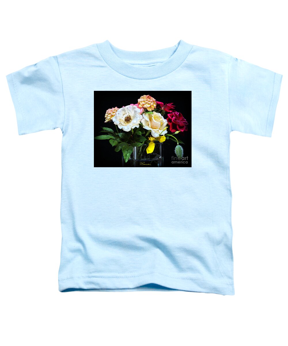 Still Life Toddler T-Shirt featuring the photograph An Informal Study by Tom Cameron