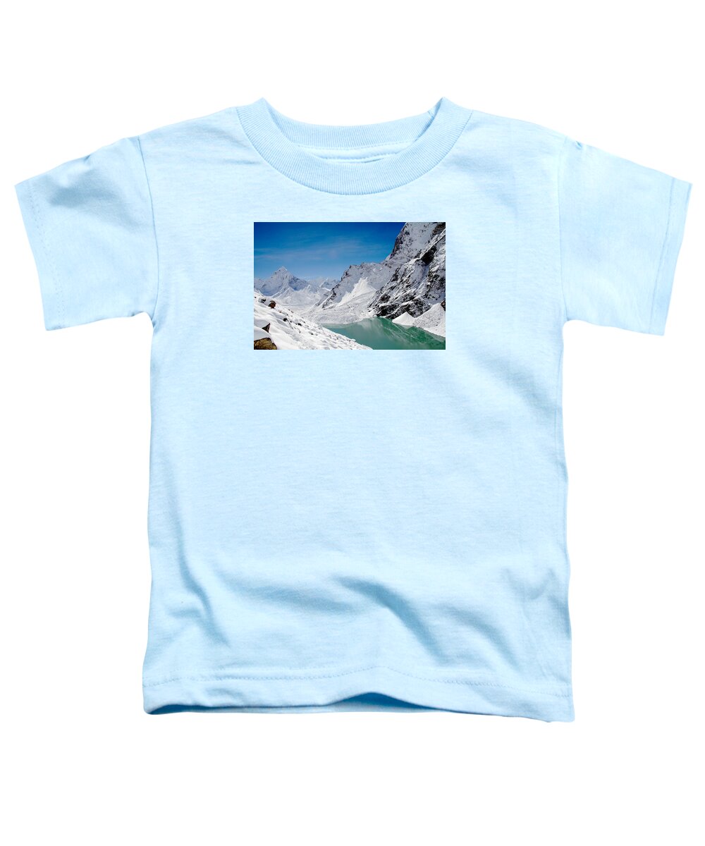 Snow Toddler T-Shirt featuring the photograph Artic Landscape by Britten Adams