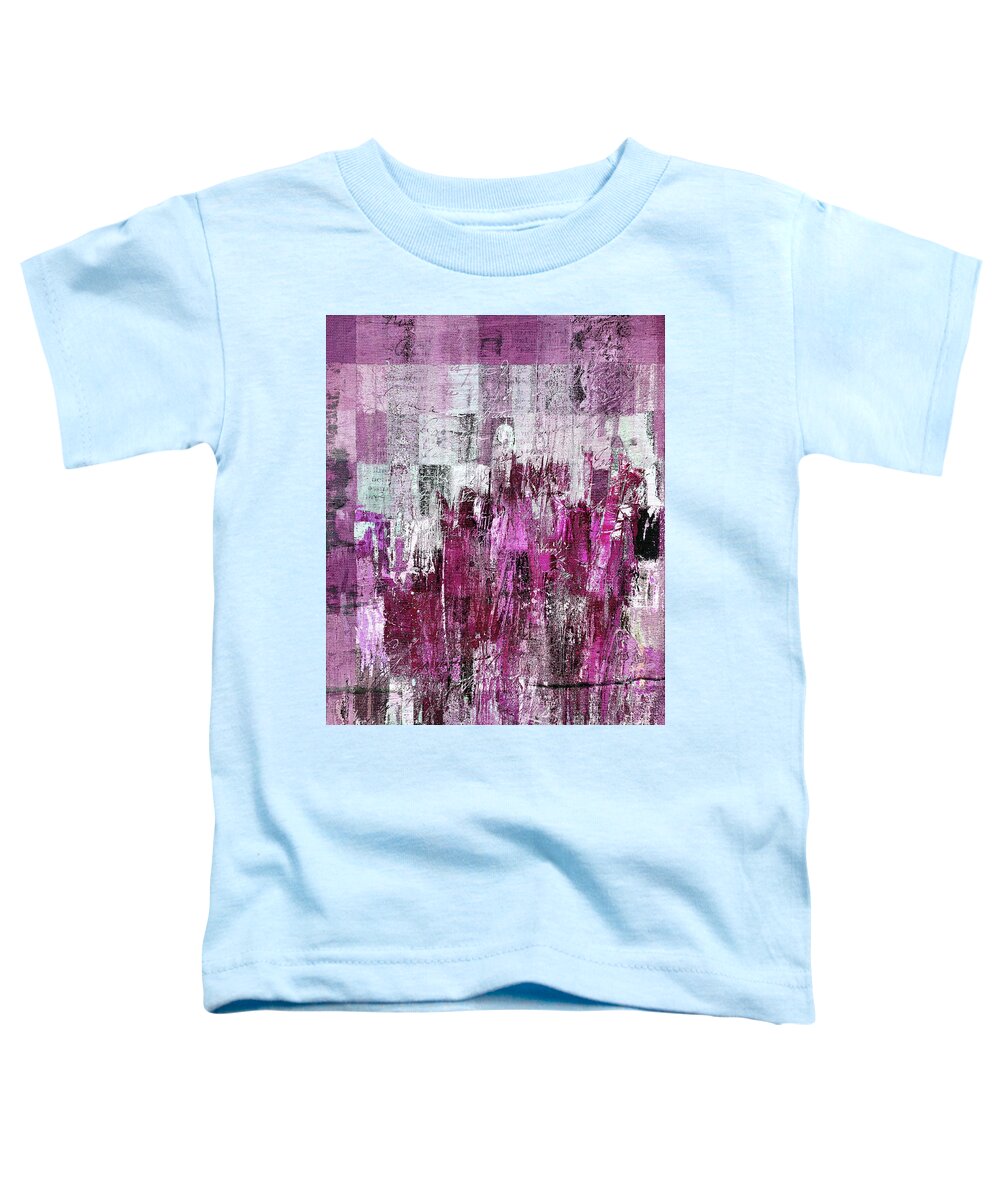 Abstract Toddler T-Shirt featuring the digital art Ascension - c03xt-165at2c by Variance Collections