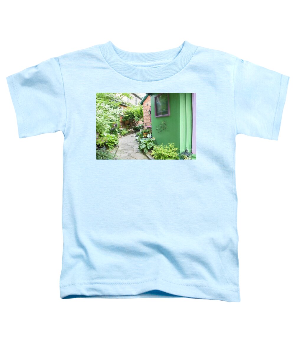 Buffalo Toddler T-Shirt featuring the photograph At the corner of Summer and Love by Marilyn Cornwell