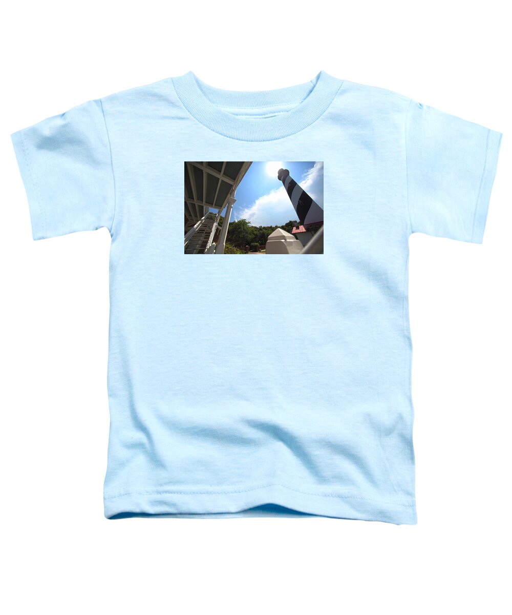 Light House Toddler T-Shirt featuring the photograph At the Light by Robert Och