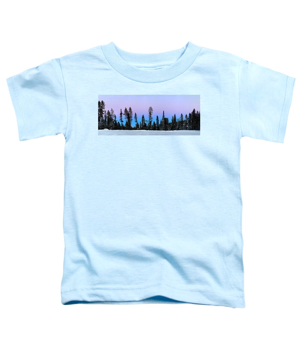 Band Toddler T-Shirt featuring the photograph Band of Blue by David Andersen