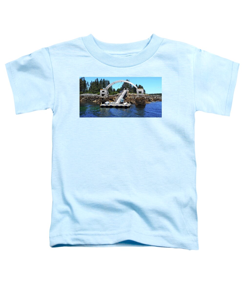 Bar Harbor Toddler T-Shirt featuring the photograph Bar Harbor 2 by Ron Kandt