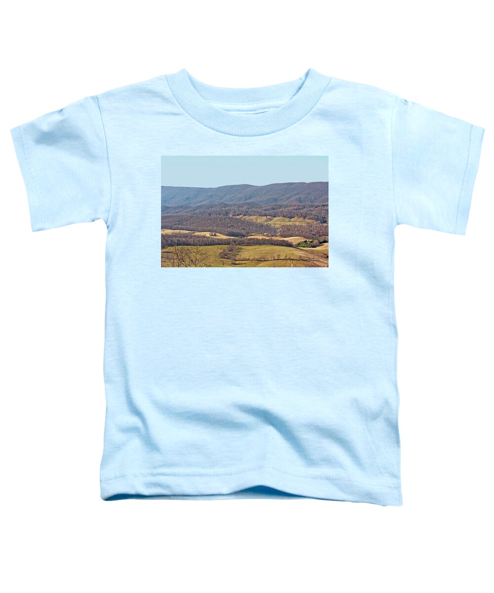 Mountains Toddler T-Shirt featuring the photograph Bare Winter by Denise Romano