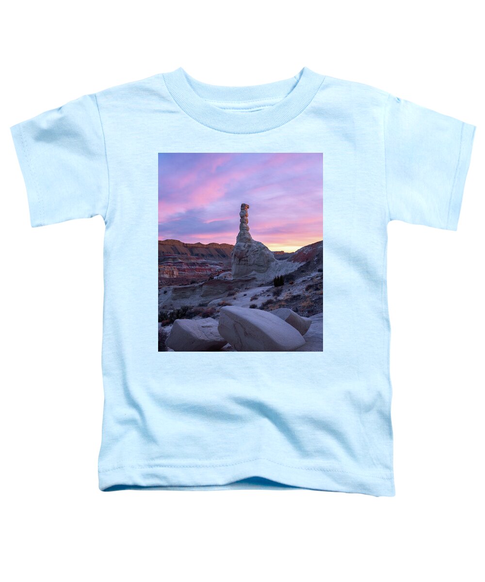Utah Toddler T-Shirt featuring the photograph Beacon by Emily Dickey