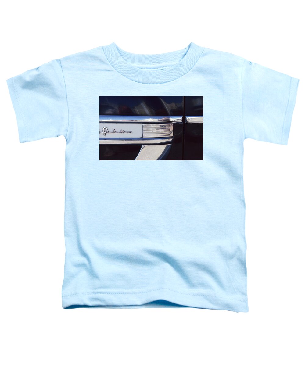 Chevy Chevrolet Belair Car Vintage Toddler T-Shirt featuring the photograph BelAir by Laurie Stewart