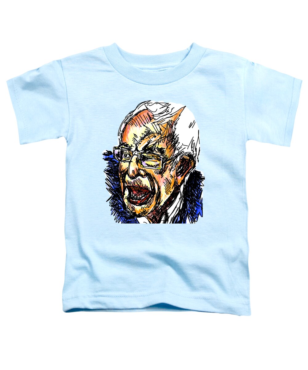 Bernie Toddler T-Shirt featuring the digital art Bernie by Robert Yaeger