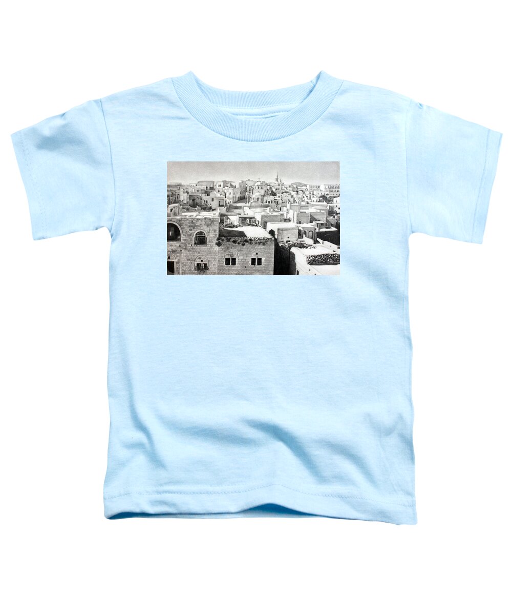 Bethlehem Toddler T-Shirt featuring the photograph Bethlehem Old Town by Munir Alawi