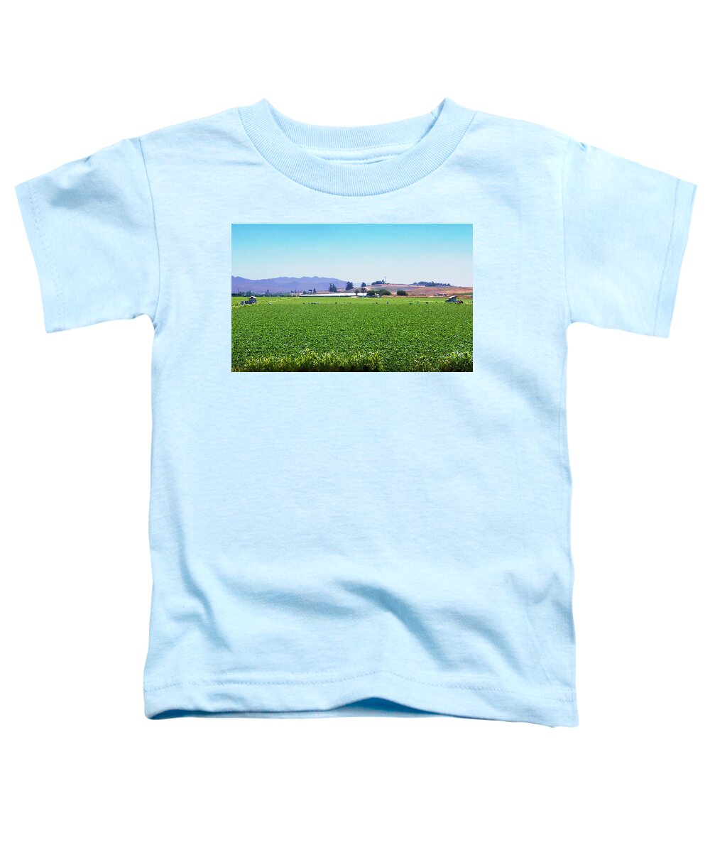 Fields Toddler T-Shirt featuring the photograph Big Agriculture by Joseph Hollingsworth