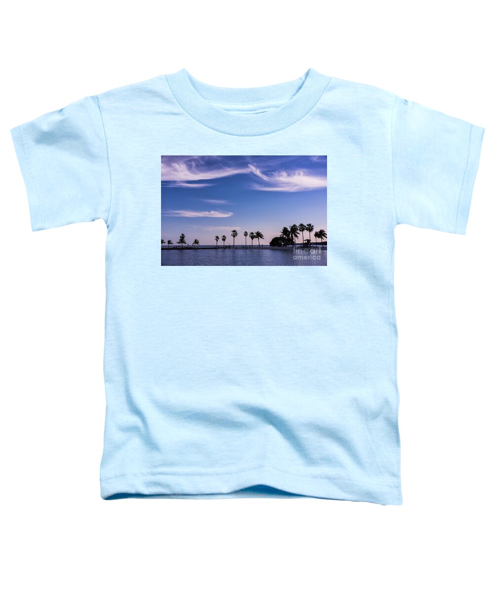 3/16/16 Toddler T-Shirt featuring the photograph Blue Tropics by Louise Lindsay