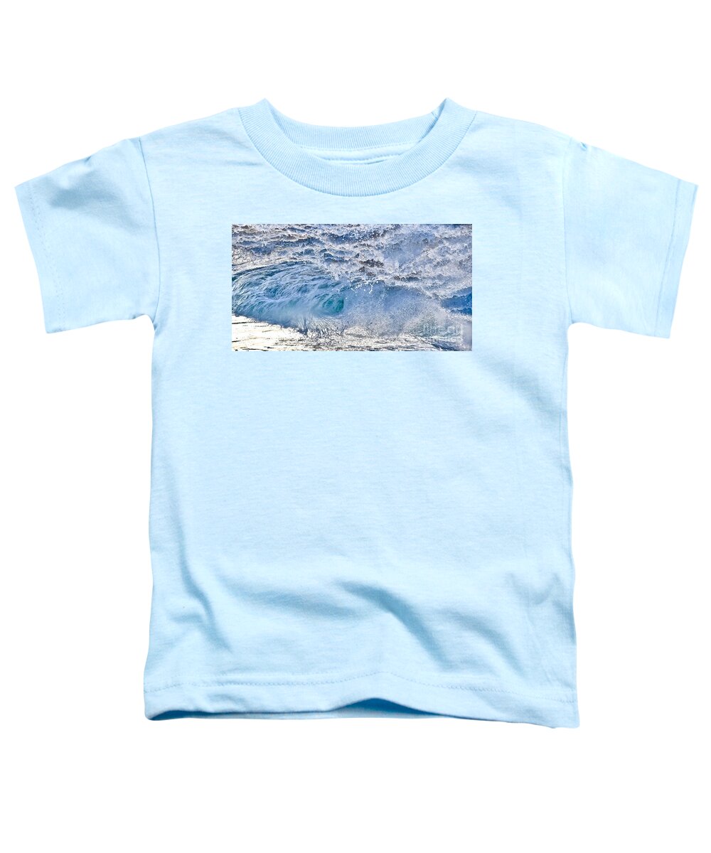 Ocean Toddler T-Shirt featuring the photograph Blue Vortex by Debra Banks
