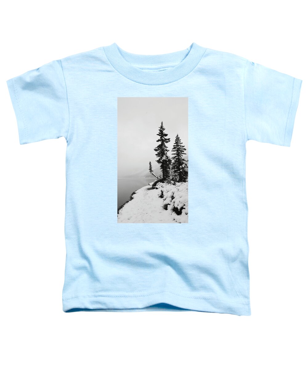Bow Lake Toddler T-Shirt featuring the photograph Bow Lake by William Slider