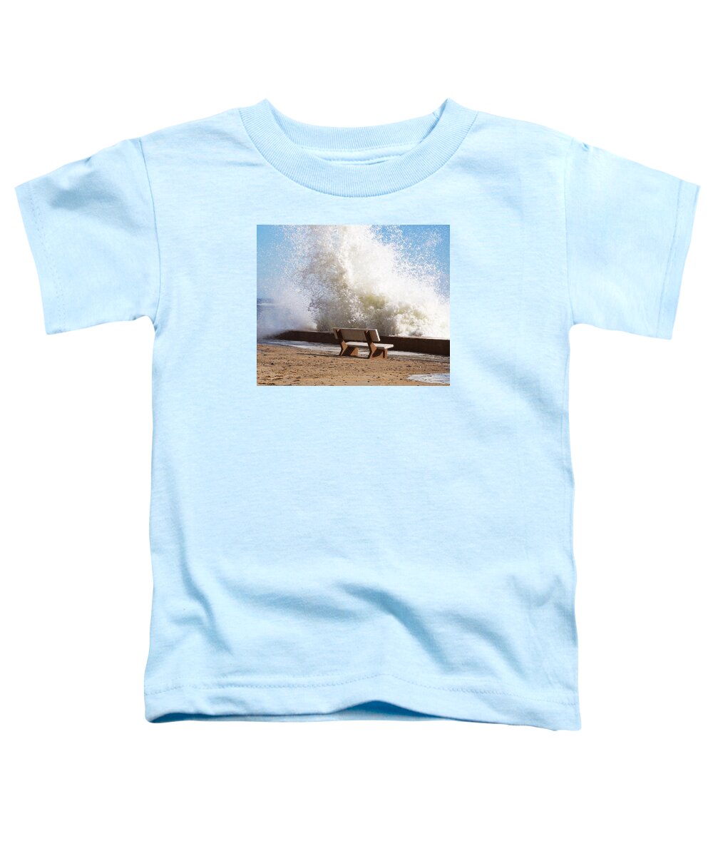 Wave Toddler T-Shirt featuring the photograph Breaking Wave by Natalie Rotman Cote