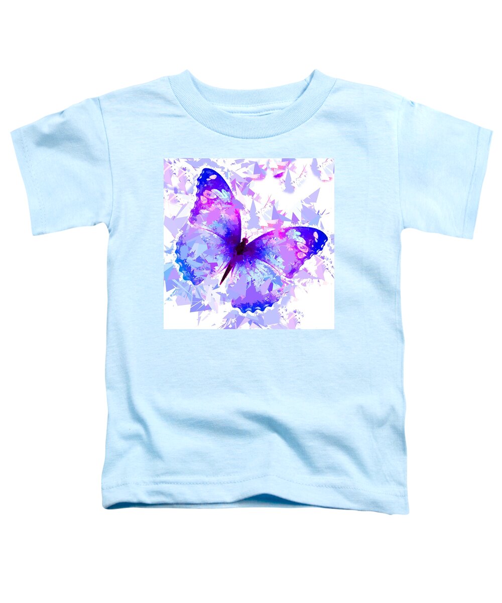 Butterfly Toddler T-Shirt featuring the painting Butterfly 321 by Movie Poster Prints
