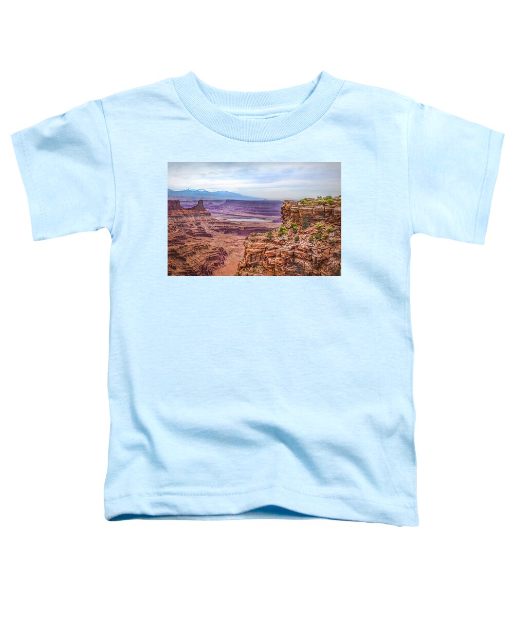 Utah Toddler T-Shirt featuring the photograph Canyon Landscape by James Woody