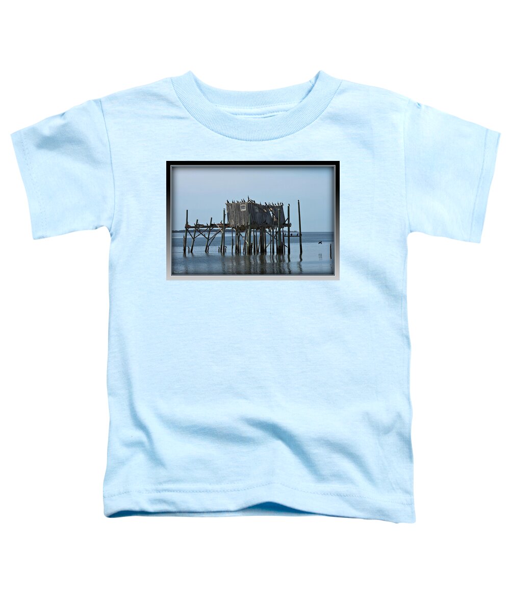 Cedar Toddler T-Shirt featuring the photograph Cedar Key Honeymoon Shack II by Farol Tomson