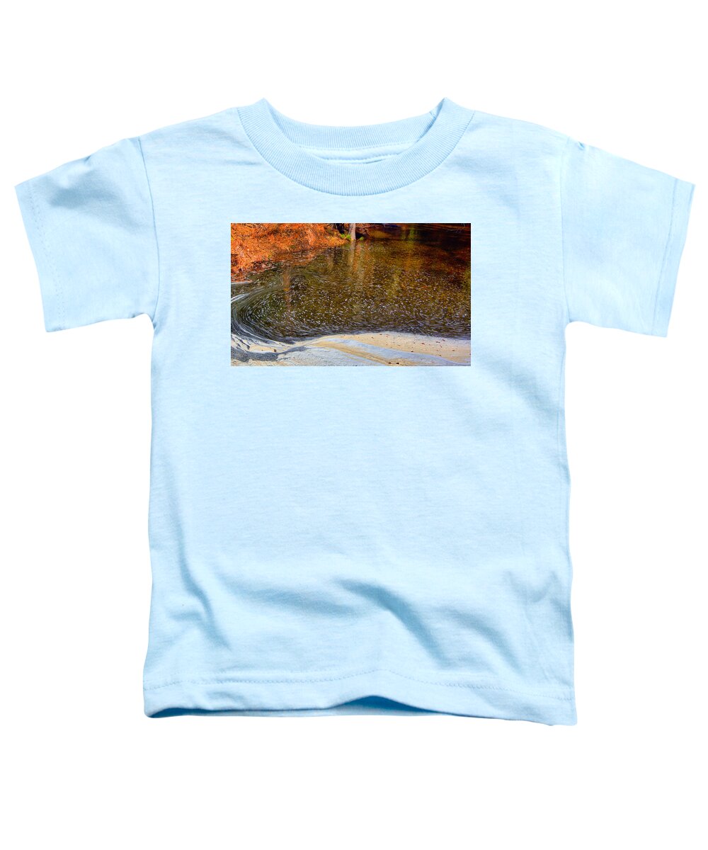 Celestial Toddler T-Shirt featuring the photograph Celestial Water by Josephine Buschman