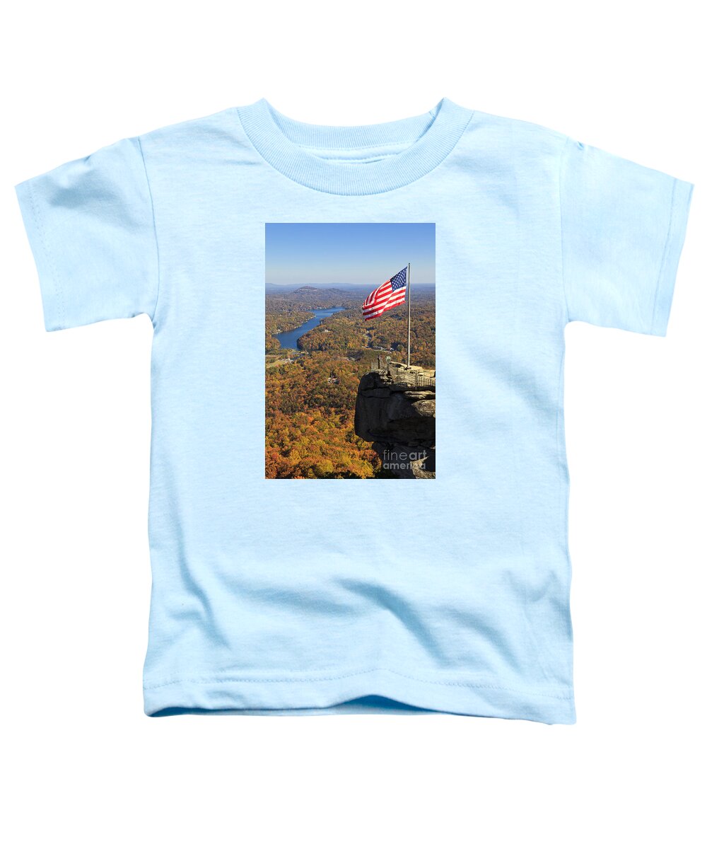 Chimney Toddler T-Shirt featuring the photograph Chimney Rock by Jill Lang