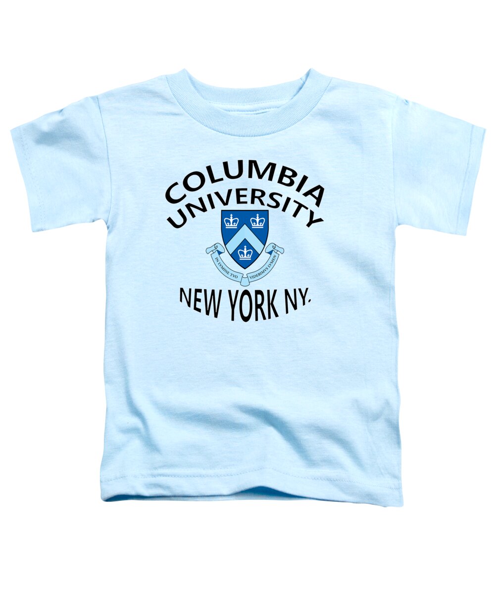 Columbia University Toddler T-Shirt featuring the digital art Columbia University New York by Movie Poster Prints