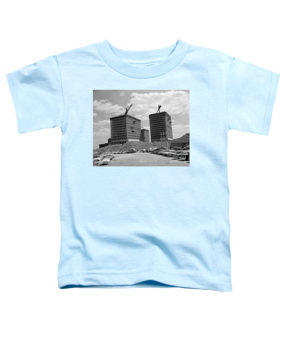 1960s Toddler T-Shirt featuring the photograph Construction Site, C.1960s by H. Armstrong Roberts/ClassicStock